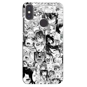 Анимешный чехол для Xiaomi Mi A2 (Ahegao manga)