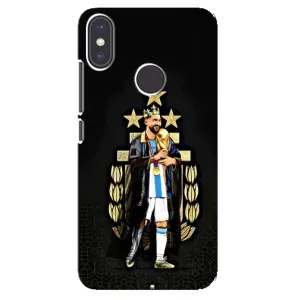 Чехлы для Xiaomi Mi A2 (Leo чемпион) (AlphaPrint) (Месси Король)