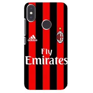 Чехлы для Xiaomi Mi A2 (VPrint) - Футбольные клубы (Milan)