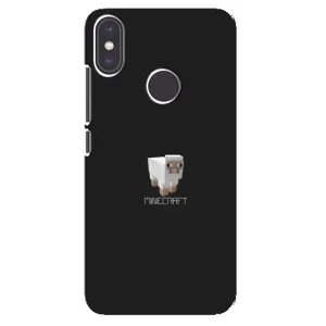 Чехол Майнкрафт на Xiaomi Mi A2 (AlphaPrint) Minecraft (Овечка Майнкрафт)