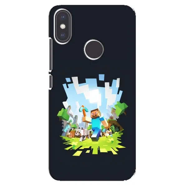 Чехол с принтом «персонажи Minecraft» для Xiaomi Mi A2