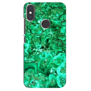 Мраморний чехол на Xiaomi Mi A2 (VPrint) (Салатовий Мрамор)