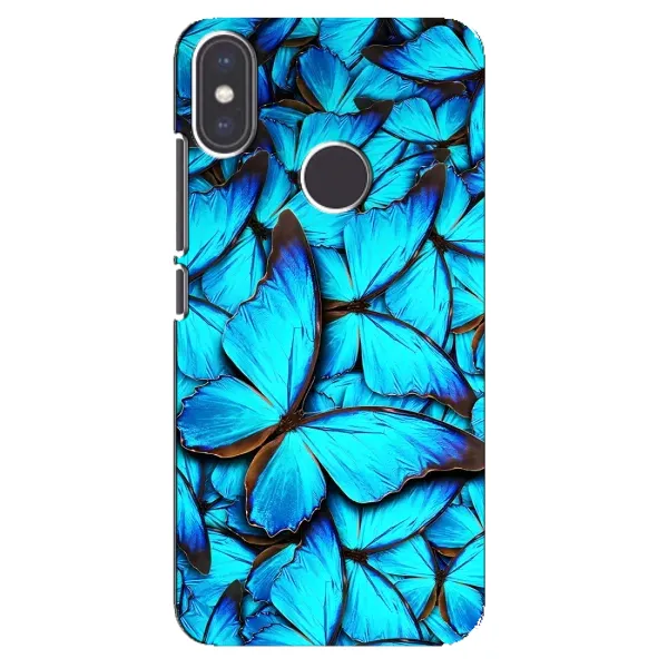 Чохол з принтом «Сині метелики» для Xiaomi Mi A2