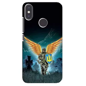 Чехлы с картинкой ЗСУ для Xiaomi Mi A2 (AlphaPrint) (Солдат ЗСУ)