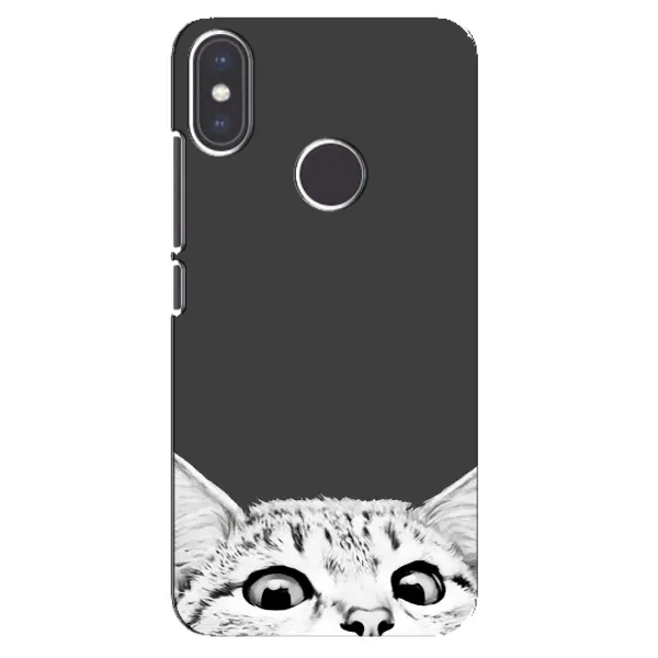 Чехол с принтом «Выглядывает кот» для Xiaomi Mi A2 Чехол с принтом «Выглядывает кот» для Xiaomi Mi A2