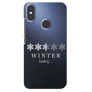 Зимние Чехлы для Ксиаоми Ми Эй 2 - прозрачный фон (Winter loading)