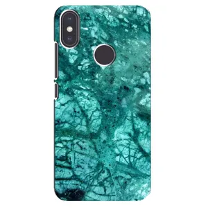 Мраморний чехол на Xiaomi Mi A2 (VPrint) (Зелений мрамор)