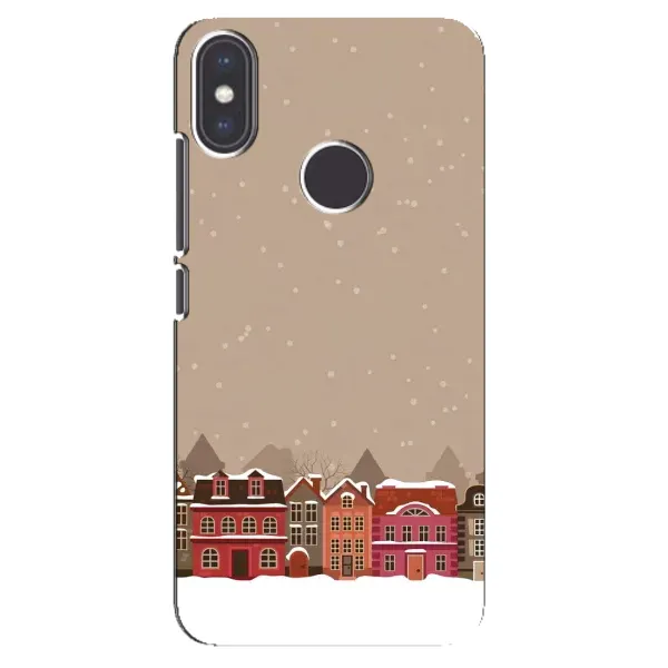 Чехол с принтом «Зимний город» для Xiaomi Mi A2