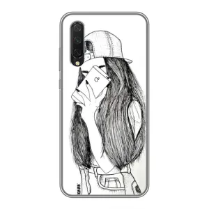 Чохол з друком для Xiaomi Mi A3 - (Мода) (AlphaPrint) (Фото дівчини)