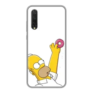 Чjхол з Сімпсонами для Xiaomi Mi A3 (VPrint) (Гомер з пончиком)