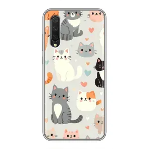 Чохол з малюнком кіт на Xiaomi Mi A3 (Колаж котів)