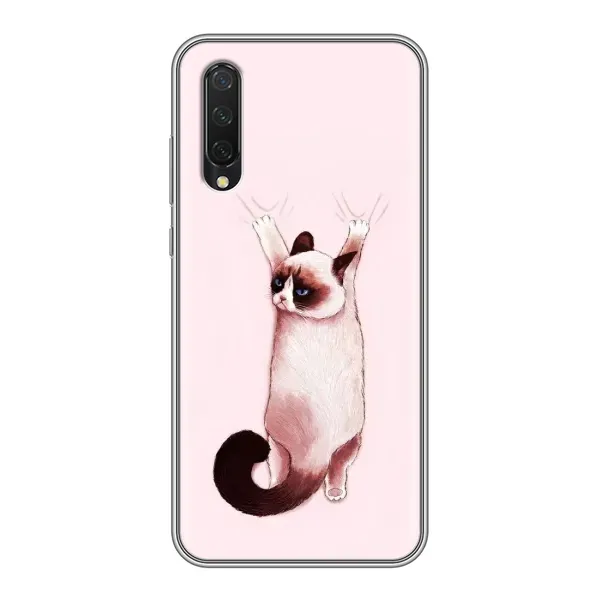 Чохол з принтом «Котик падає» для Xiaomi Mi A3