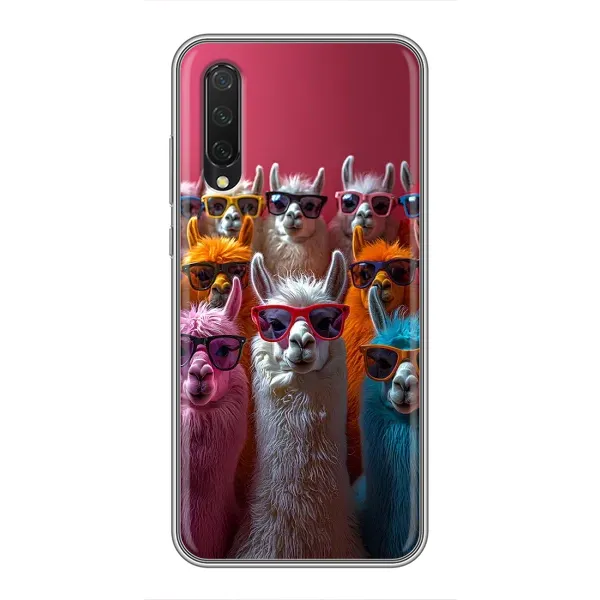 Чехол с принтом «Ламы в очках» для Xiaomi Mi A3