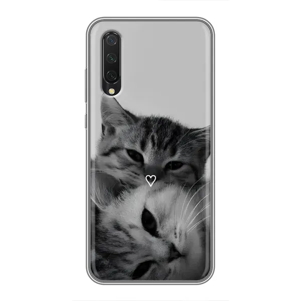 Чохол з принтом «Пара котів» для Xiaomi Mi A3