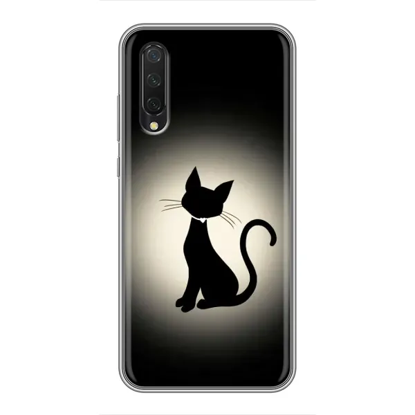 Чохол з принтом «Силует котика» для Xiaomi Mi A3