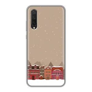 Новорічні, Святкові Чохли для Xiaomi Mi A3 - 2024 год (Зимове місто)