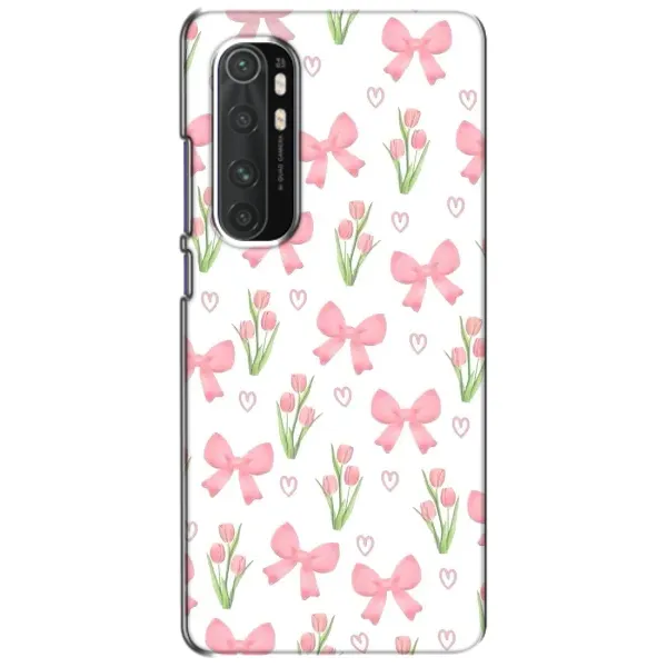 Чохол з принтом «Банти і квіти» для Xiaomi Mi Note 10 Lite