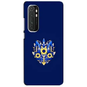 Чохли для Xiaomi Mi Note 10 Lite Укр. Символіка (AlphaPrint) (Квітковий Герб)
