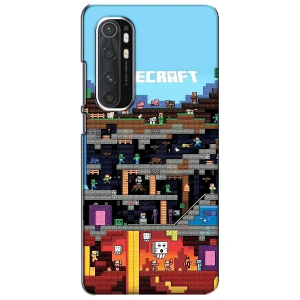 Чехол с принтом «фон Minecraft» для Xiaomi Mi Note 10 Lite
