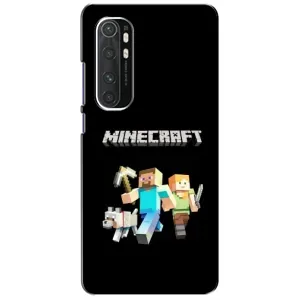 Чохол Майнкрафт на Xiaomi Mi Note 10 Lite (AlphaPrint) Minecraft (герої Minecraft)