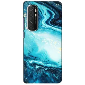 Мраморний чехол на Xiaomi Mi Note 10 Lite (VPrint) (Блакитний мрамор)