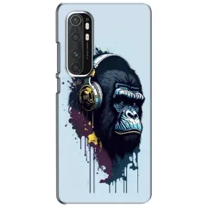 Чохол з Мавпами Xiaomi Mi Note 10 Lite - (AlphaPrint) (Горила в навушниках)