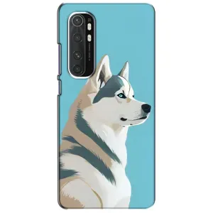 Чохол з Хаскі Xiaomi Mi Note 10 Lite - (AlphaPrint) (Хаскі арт)