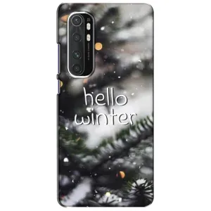 Новорічні, Святкові Чохли для Xiaomi Mi Note 10 Lite - 2024 год (Hello winter)