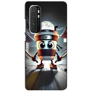 Чехол с мемом Тралалело тралала на Xiaomi Mi Note 10 Lite (Капучино асасино)