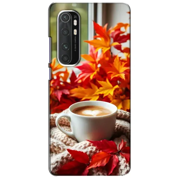 Чохол з принтом «Кава та листя» для Xiaomi Mi Note 10 Lite Чохол з принтом «Кава та листя» для Xiaomi Mi Note 10 Lite