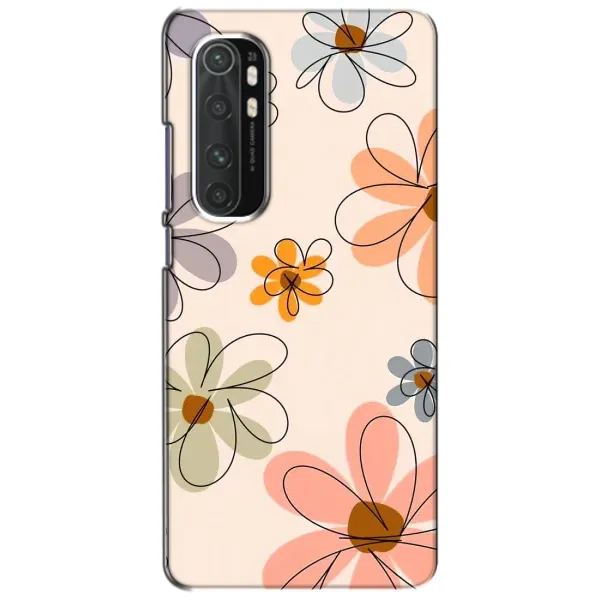 Чохол з принтом «Кольорові квіти» для Xiaomi Mi Note 10 Lite