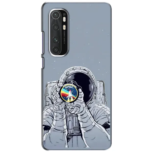 Чохол з принтом «Космонавт фото» для Xiaomi Mi Note 10 Lite