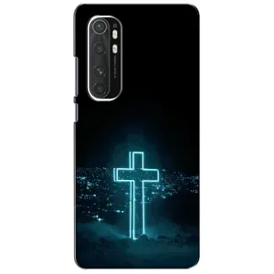 Християнські Чохли для Xiaomi Mi Note 10 Lite (AlphaPrint) (Хрест і місто)