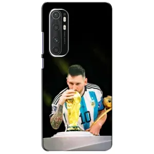 Чехлы для Xiaomi Mi Note 10 Lite (Leo чемпион) (AlphaPrint) (Кубок Месси)