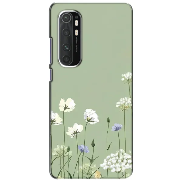 Чохол з принтом «Квіти на зеленому» для Xiaomi Mi Note 10 Lite