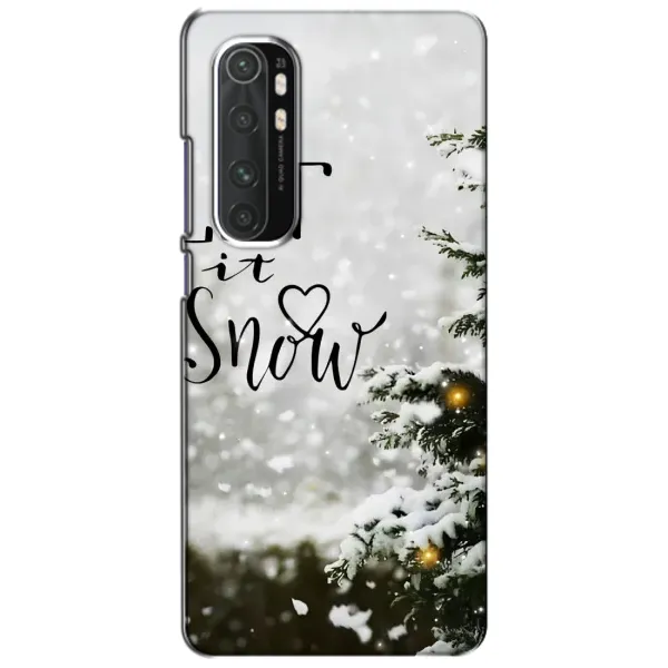Чехол с принтом «Let it snow» для Xiaomi Mi Note 10 Lite