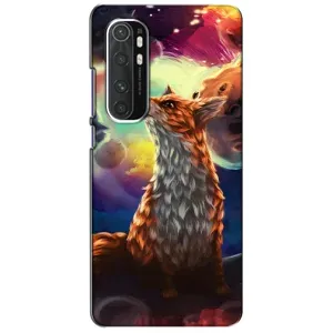 Чохли з картинкою Лисичка для Xiaomi Mi Note 10 Lite (VPrint) (Лисичка в космосі)