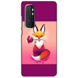 Чохли з картинкою Лисичка для Xiaomi Mi Note 10 Lite (VPrint) (Лиса з трояндою)