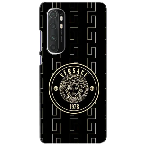 Чохол з принтом «Лого Версаче» для Xiaomi Mi Note 10 Lite