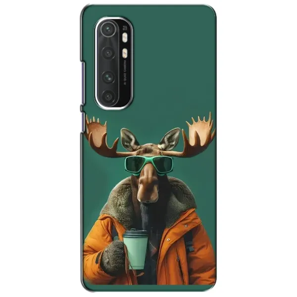 Чехол с принтом «Лось с кофе» для Xiaomi Mi Note 10 Lite Чехол с принтом «Лось с кофе» для Xiaomi Mi Note 10 Lite