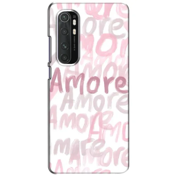 Чехол с принтом «Аморе любовь» для Xiaomi Mi Note 10 Lite Чехол с принтом «Аморе любовь» для Xiaomi Mi Note 10 Lite