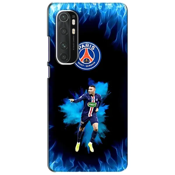 Чохол з принтом «Мбаппе у вогні» для Xiaomi Mi Note 10 Lite
