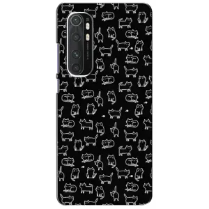 Чохол з принтом для Xiaomi Mi Note 10 Lite (AlphaPrint) Модні коти (Маленькі котики)