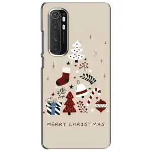 Різдвяні, Святкові Чохли для Сяомі Мі Ноут 10 Лайт (Merry Christmas)