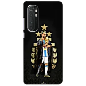 Чехлы для Xiaomi Mi Note 10 Lite (Leo чемпион) (AlphaPrint) (Месси Король)