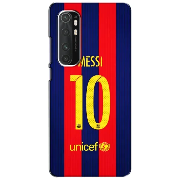 Чохол з принтом «Messi Barca 10» для Xiaomi Mi Note 10 Lite
