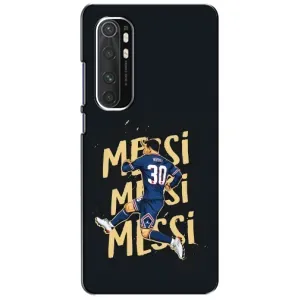 Чехлы для Xiaomi Mi Note 10 Lite (Leo чемпион) (AlphaPrint) (Messi ПСЖ)