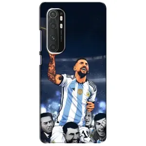 Чехлы для Xiaomi Mi Note 10 Lite (Leo чемпион) (AlphaPrint) (Месси с кубком)
