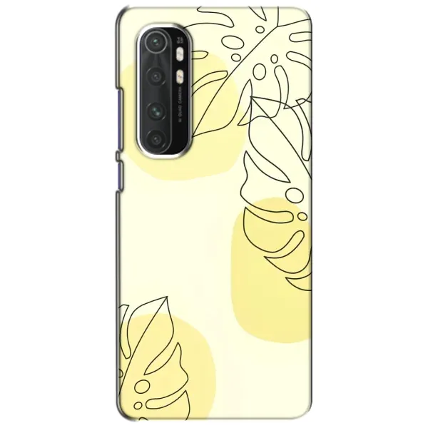 Чохол з принтом «Жовта монстера арт» для Xiaomi Mi Note 10 Lite