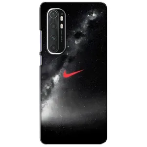 Чехол для Xiaomi Mi Note 10 Lite - с принтом Найк (AlphaPrint) (Найк красный)